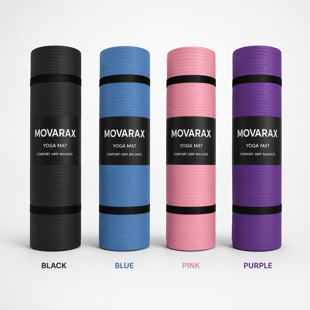MOVARAX CoreFlow Extra-Thick Pilates Mat