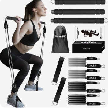 MOVARAX CoreBar Pilates Resistance Kit